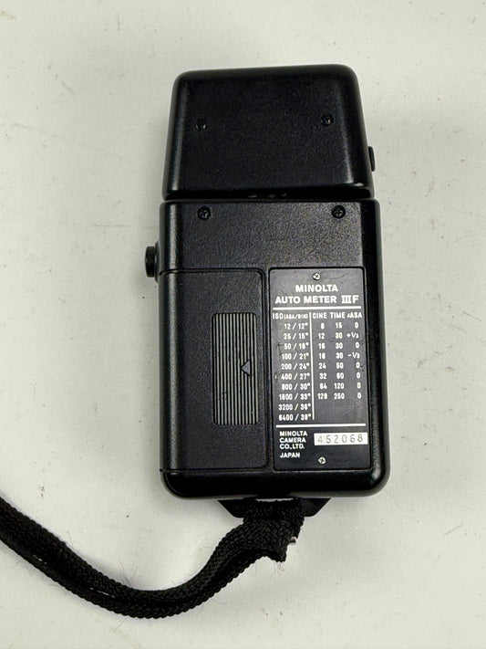 Minolta Auto Meter IIIF Light Meter