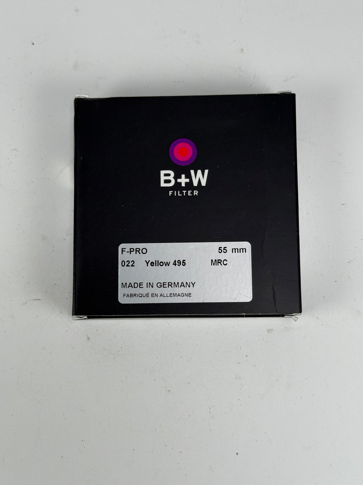 B+W 55mm 022 2x Yellow Filter MRC