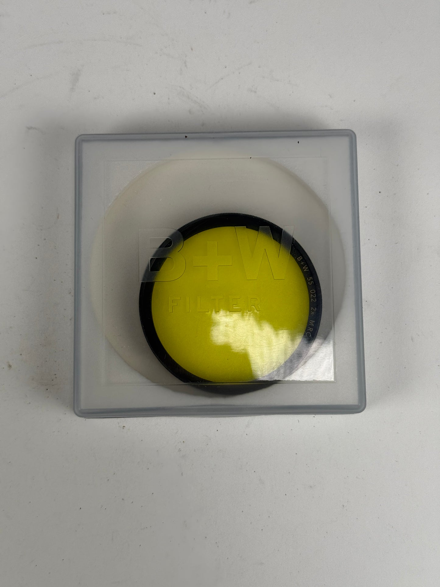 B+W 55mm 022 2x Yellow Filter MRC