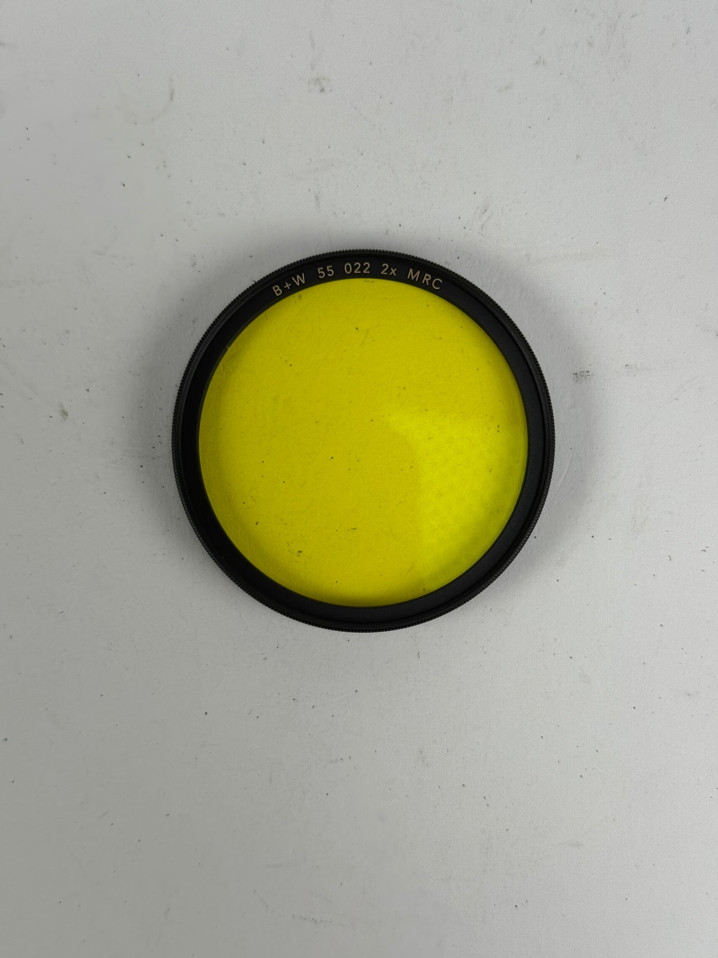 B+W 55mm 022 2x Yellow Filter MRC