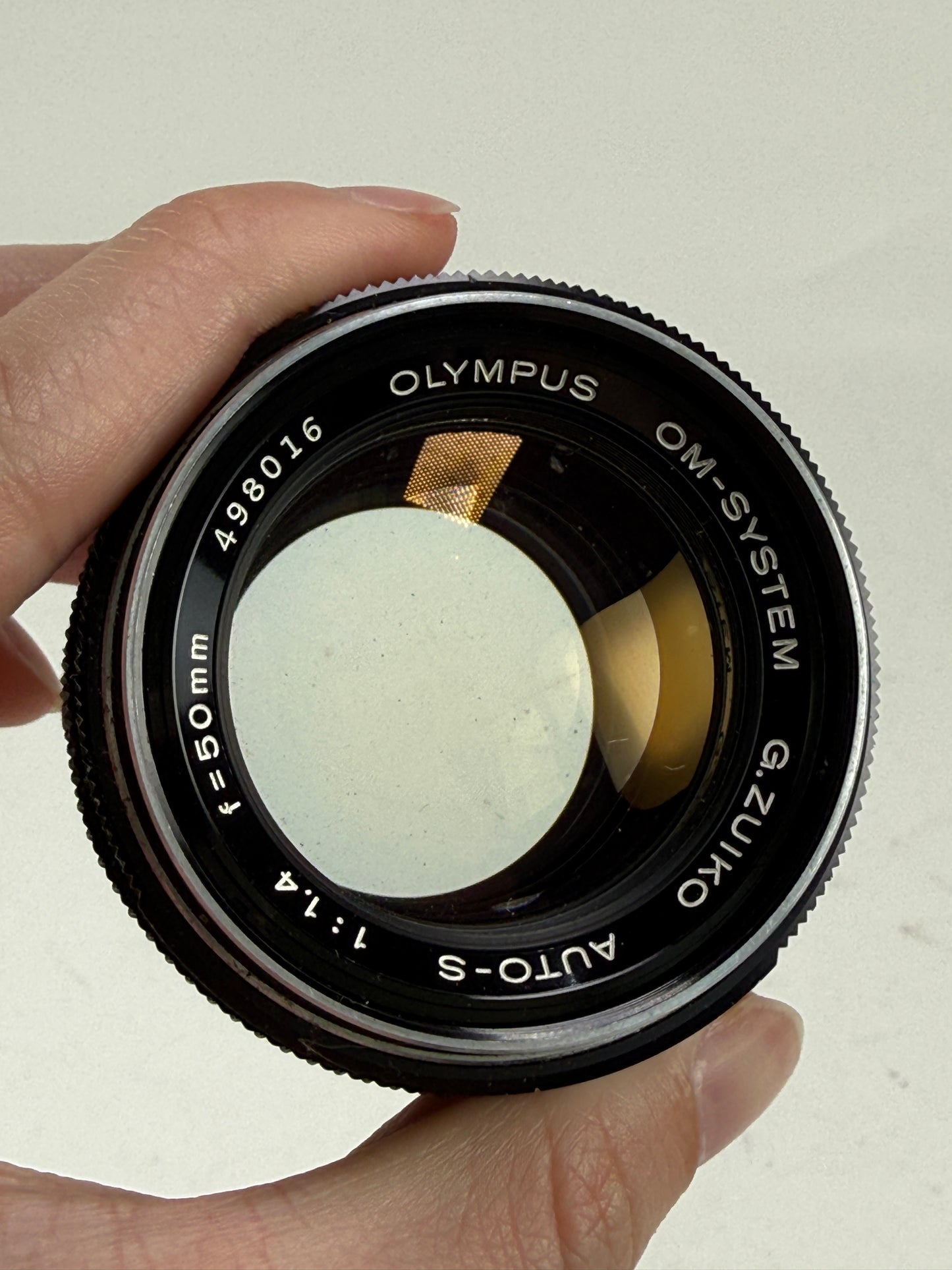 Olympus OM 50mm f1.4 Zuiko Auto-S Lens