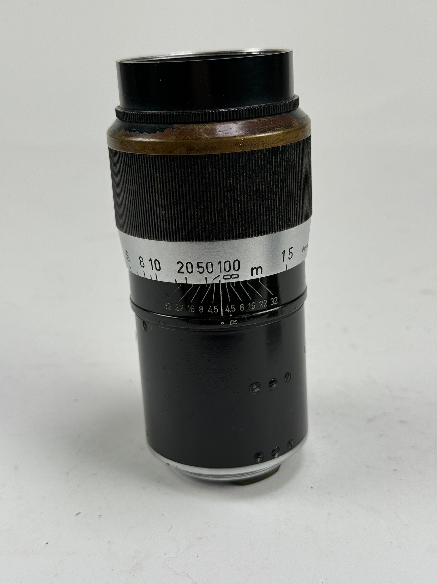 Leica 13.5cm (135mm) f4.5 Hektor LTM M39 Lens Black Focusing Helical