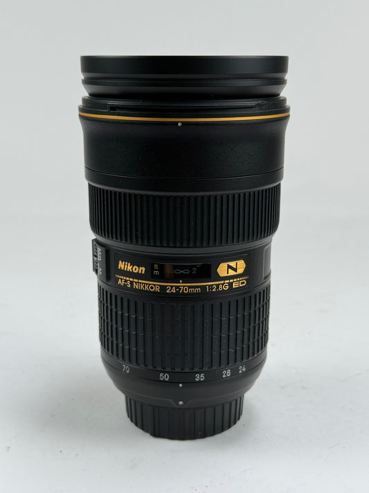NIKON AF-S NIKKOR 24-70mm f2.8 G ED Zoom Lens