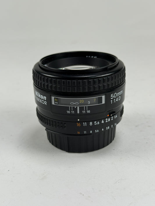 Nikon AF-D NIKKOR 50mm f1.4 D Standard Prime Lens 50/1.4