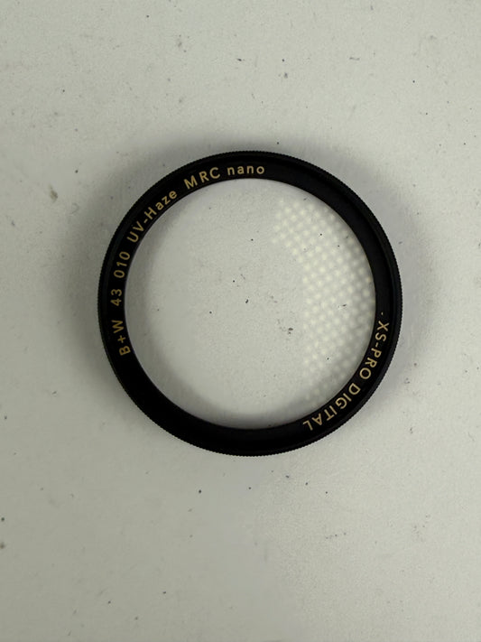 B+W XS-Pro 43mm 010 UV Haze MRC Lens Filter