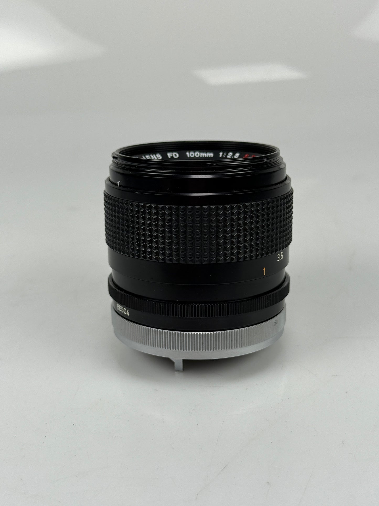 Canon FD 100mm f2.8 S.S.C. BL Lens SSC