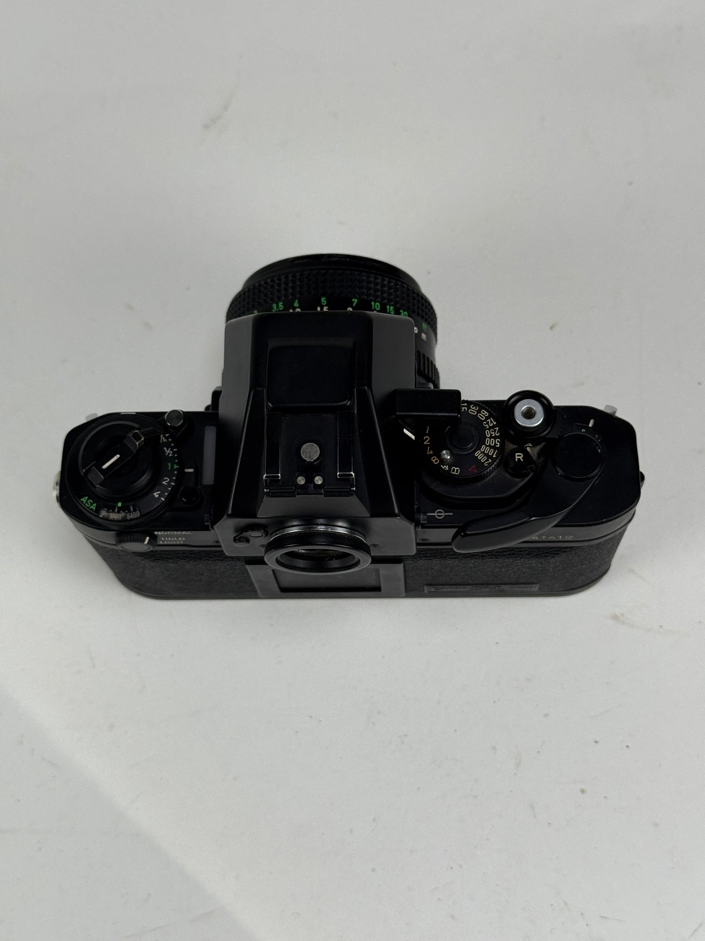 Canon NEW F-1 N 35mm SLR Film Camera black Body AE Finder w/ 50mm f1.8 FD