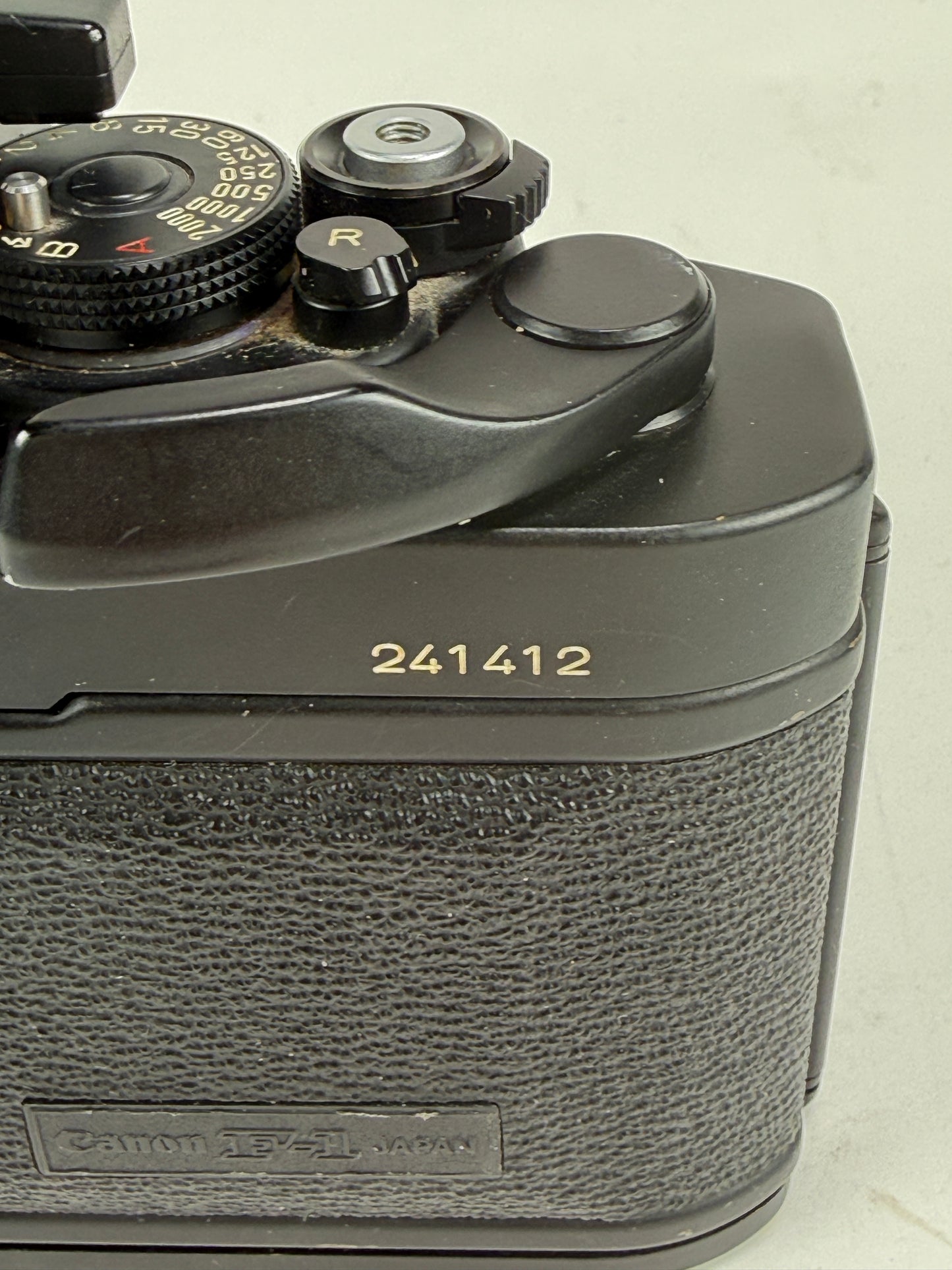 Canon NEW F-1 N 35mm SLR Film Camera black Body AE Finder w/ 50mm f1.8 FD