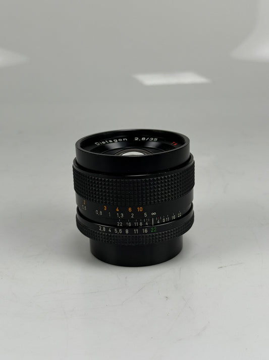 CONTAX Carl Zeiss Distagon 35mm F2.8 T* MMJ Wide Angle Lens