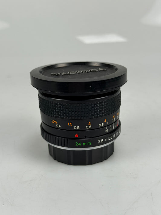 Yashica ML 24mm f/2.8 Wide Angle MF Lens for C/Y Mount
