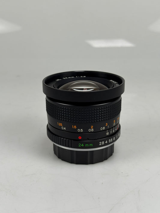 Yashica ML 24mm f/2.8 Wide Angle MF Lens for C/Y Mount