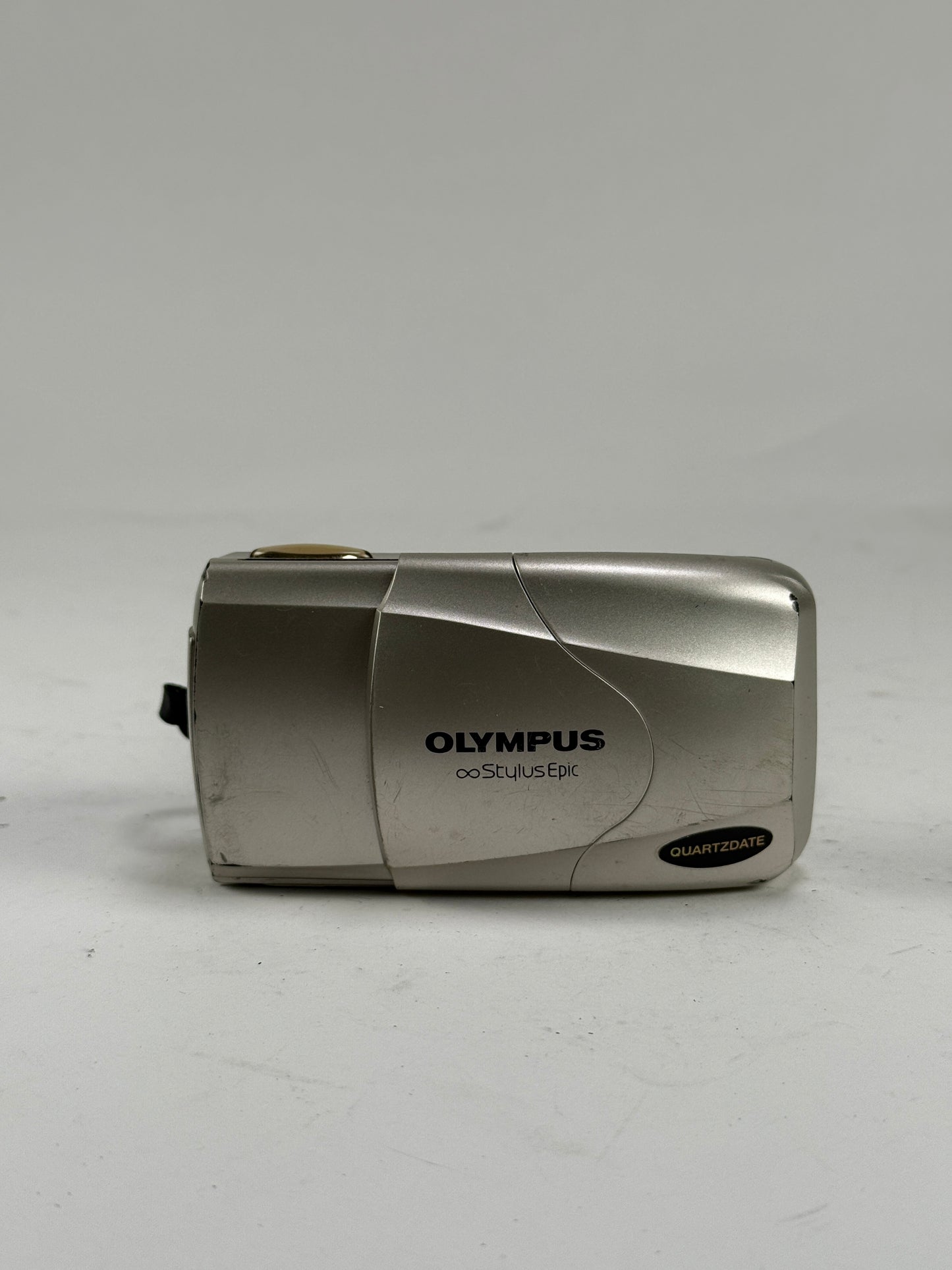 Olympus Stylus Epic MJU II 35mm point and shoot p&s film camera 35mm f2.8 chrome/silver