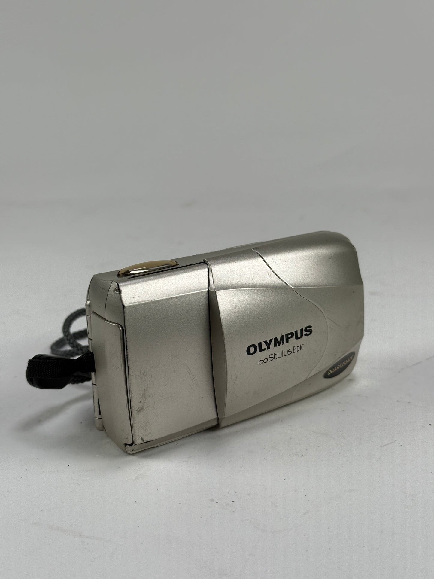 Olympus Stylus Epic MJU II 35mm point and shoot p&s film camera 35mm f2.8 chrome/silver