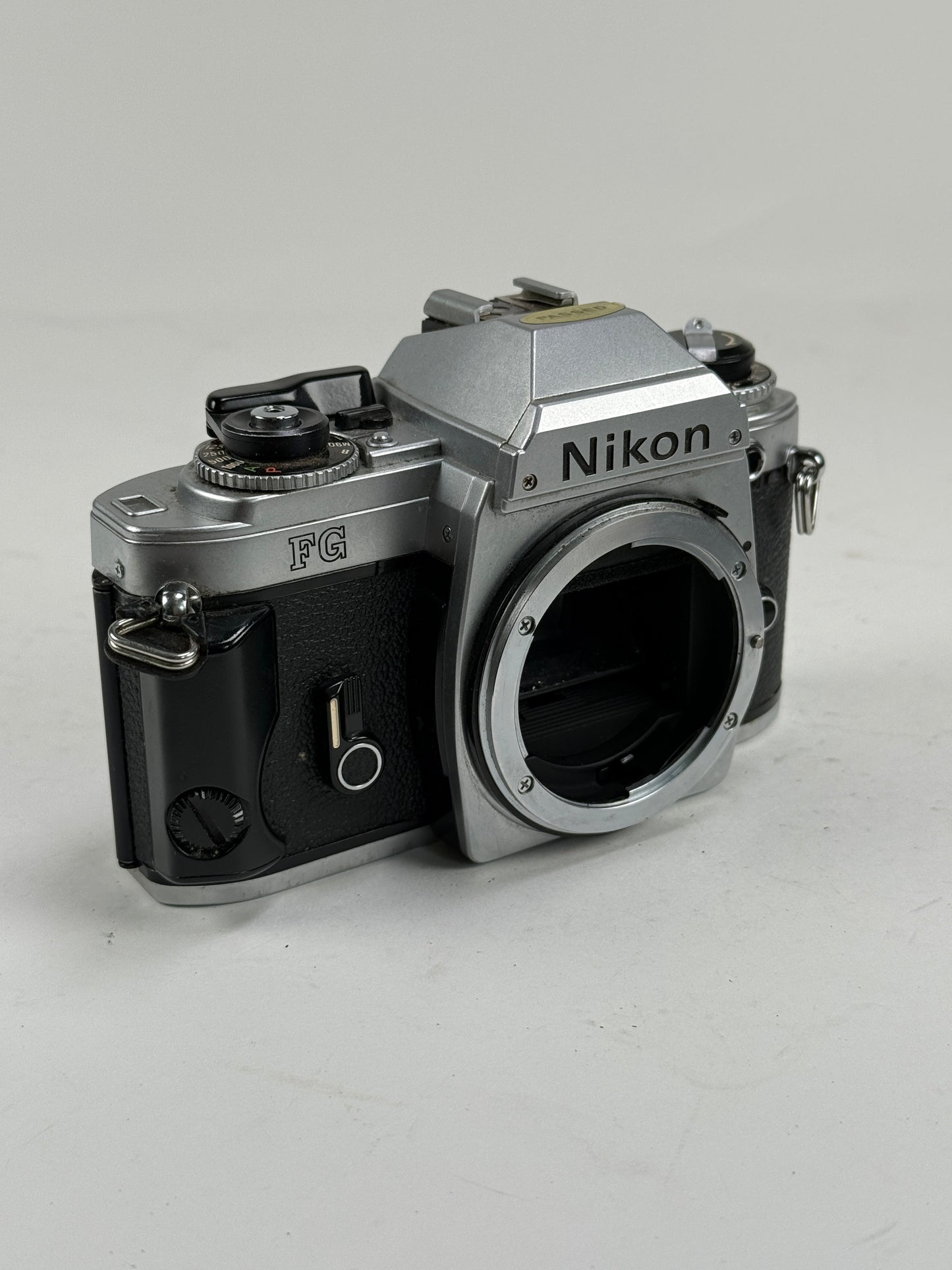 Nikon FG SLR Film Camera Body Chrome with grip