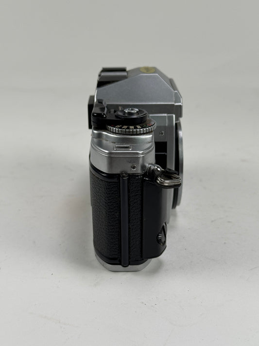 Nikon FG SLR Film Camera Body Chrome with grip