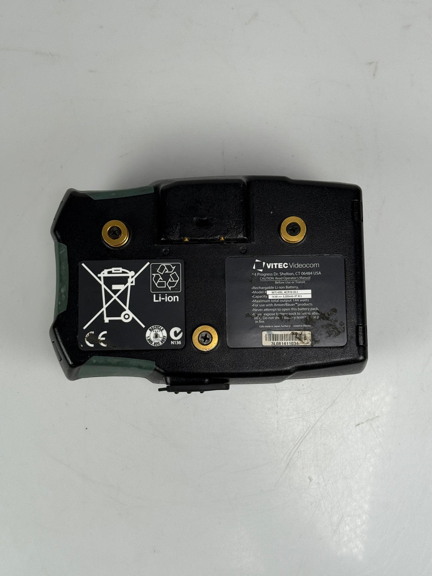 Anton Bauer Digital Series 90 Lithium-Ion Gold Mount Battery, 89Wh