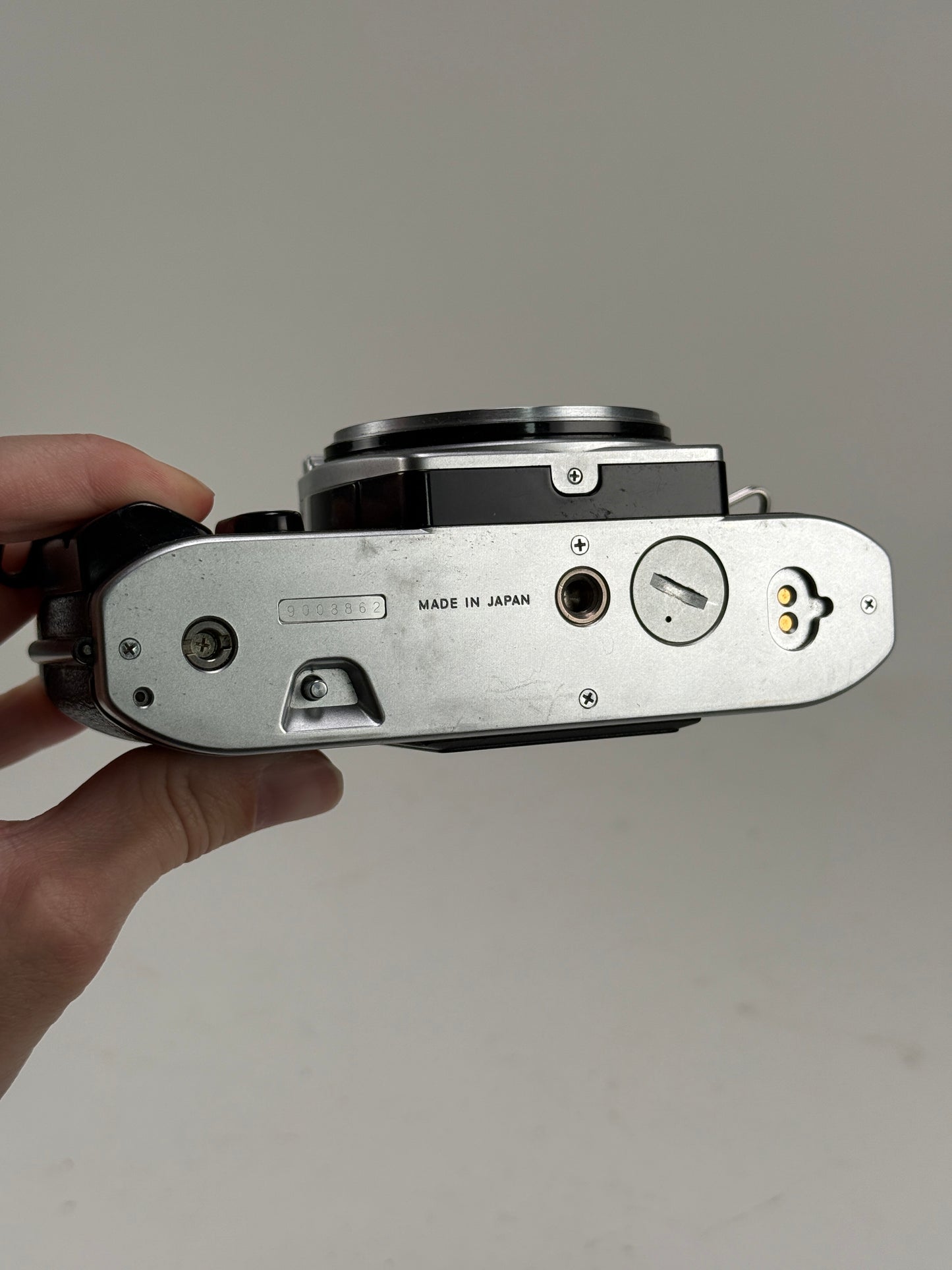 Nikon FG SLR Film Camera Body Chrome with grip