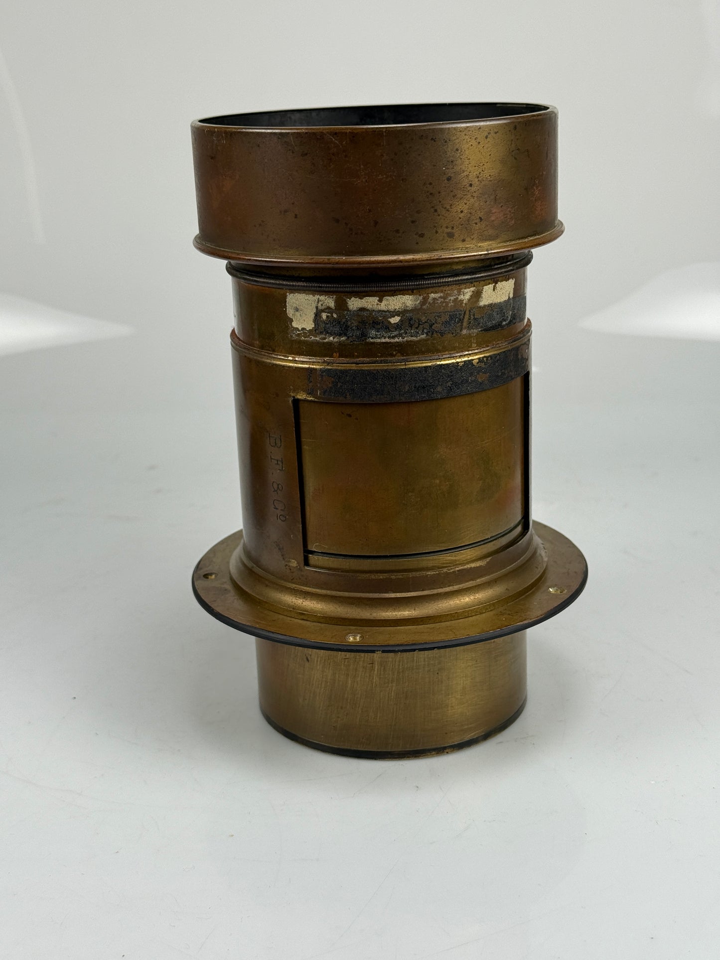 Large Darlot Jamin Paris Rack & Pinion Brass Lens Petzval