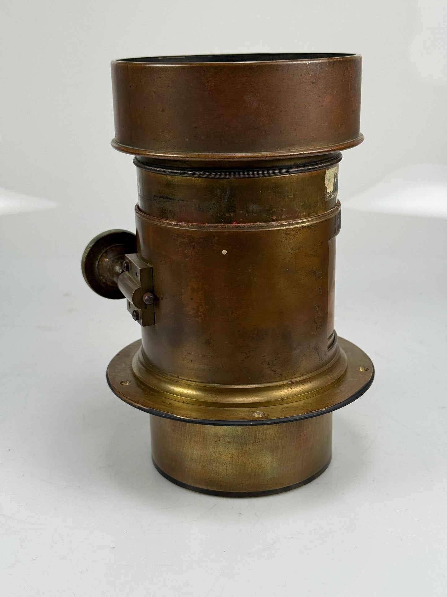 Large Darlot Jamin Paris Rack & Pinion Brass Lens Petzval