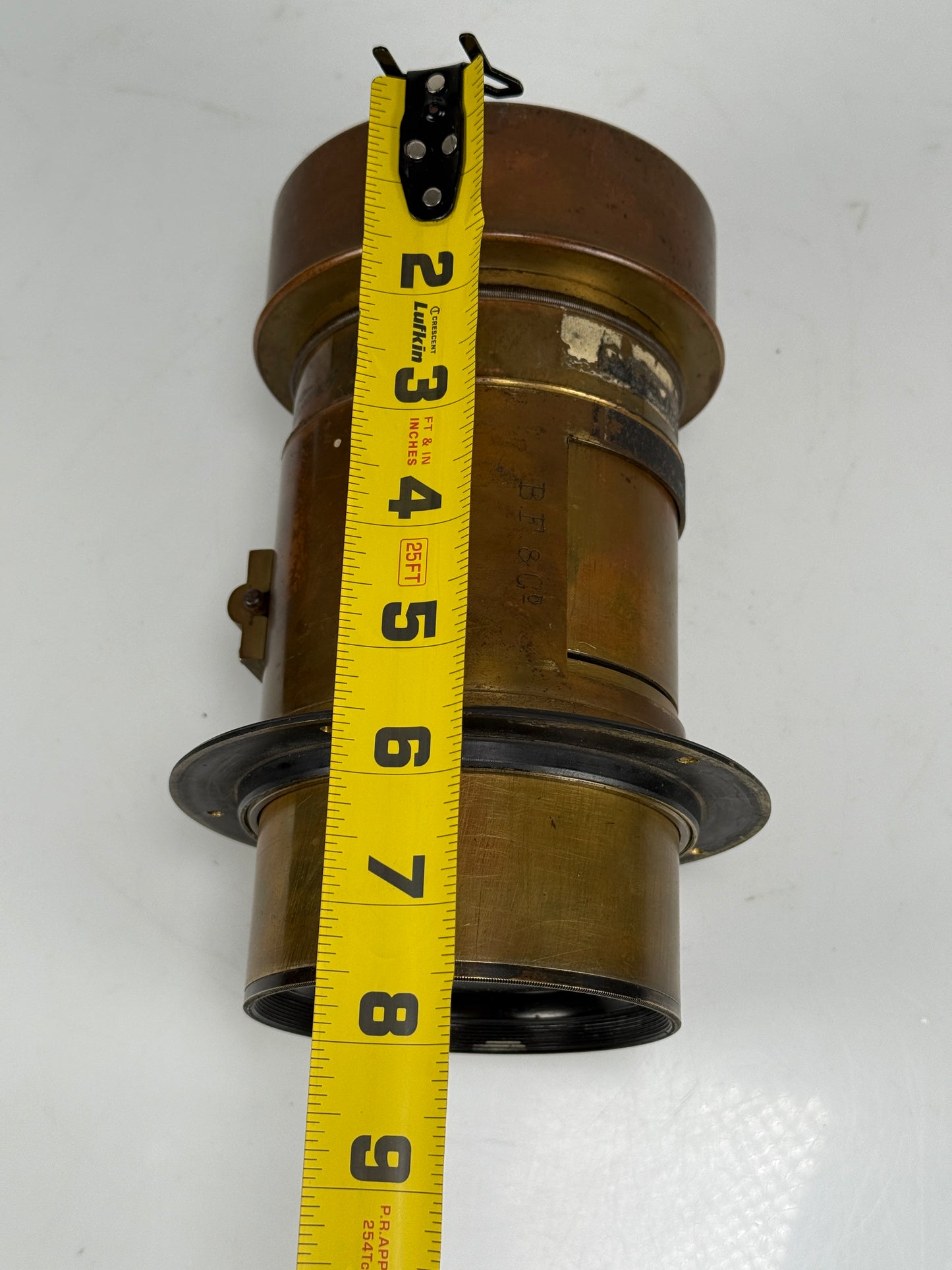 Large Darlot Jamin Paris Rack & Pinion Brass Lens Petzval