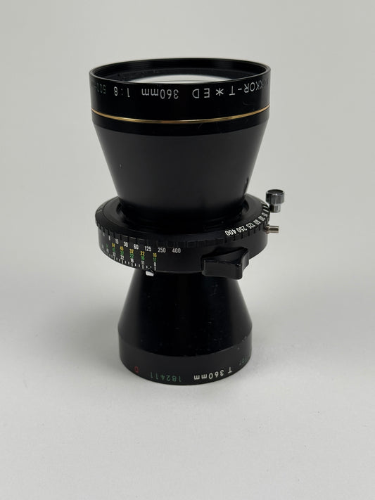 Nikon Nikkor T* ED 360mm f8 720mm f16 Set Lens w/ copal 1