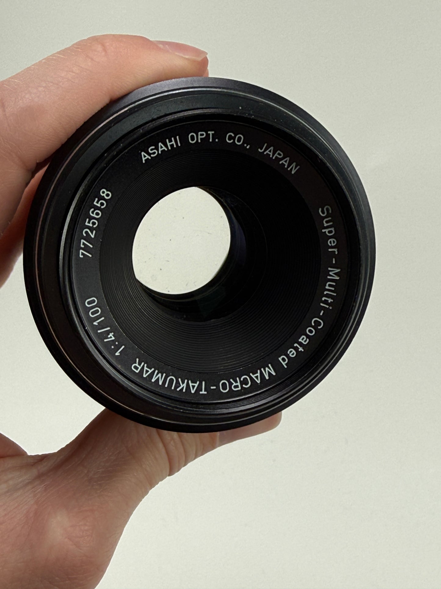 Pentax Super-Multi-Coated 100mm f4 Macro-Takumar M42 mount