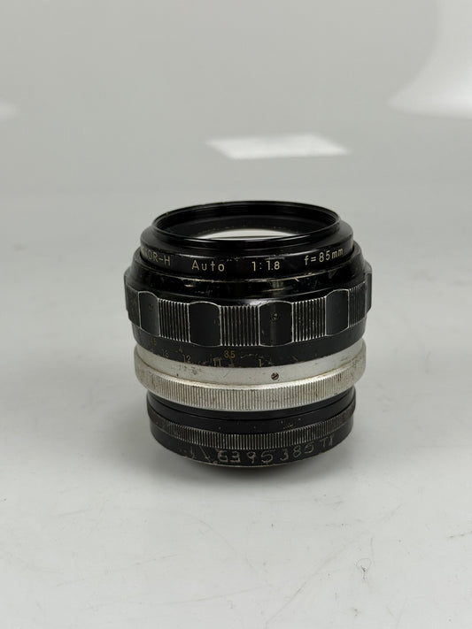 Nikon Nikkor 85mm F1.8 H Non AI Manual Focus Lens