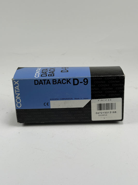 Contax D-9 Data back for Aria Body