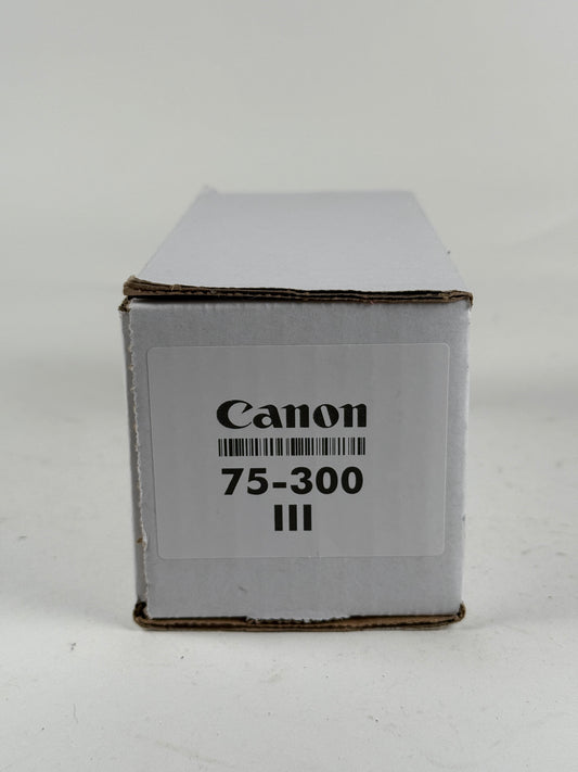 Canon EF 75-300mm f4-5.6 III Telephoto Zoom Lens Ultrasonic
