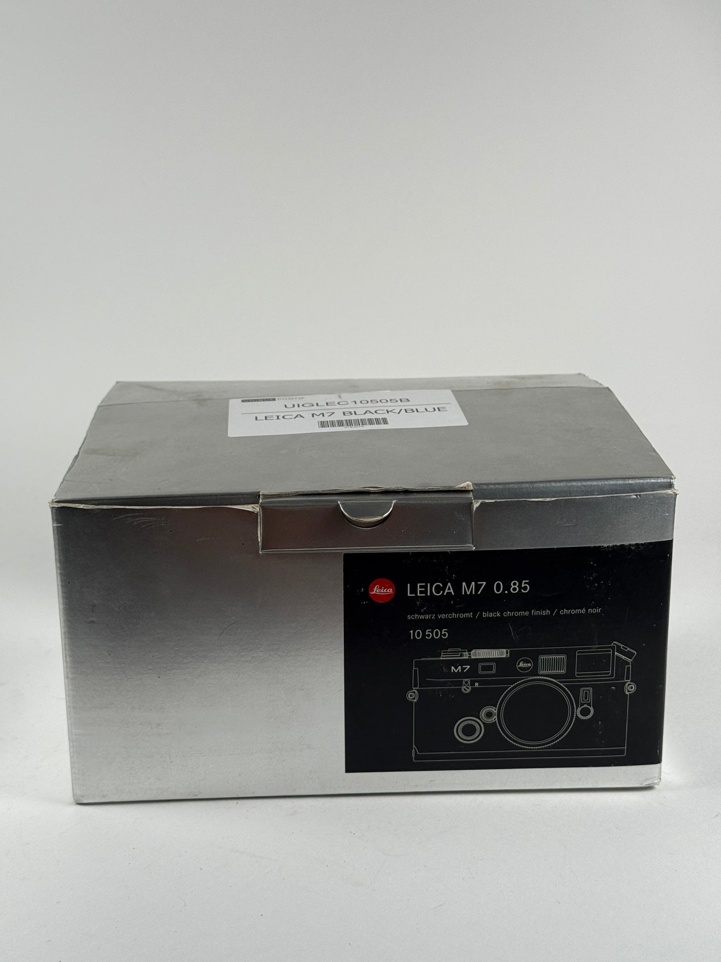 Leica M7 0.85 Rangefinder Film camera Body Box Black Chrome 10505
