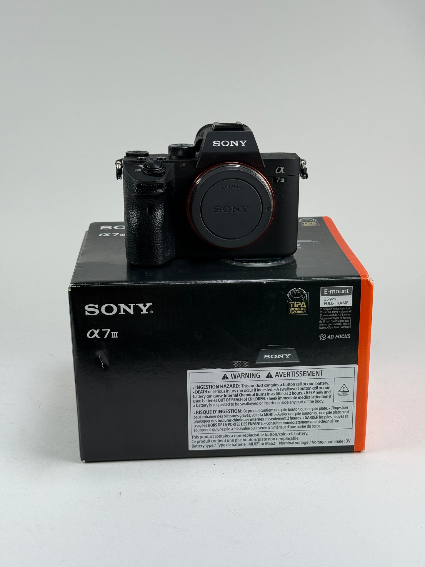 Sony Alpha A7III 24 MP Full-Frame Mirrorless Camera (Body Only)