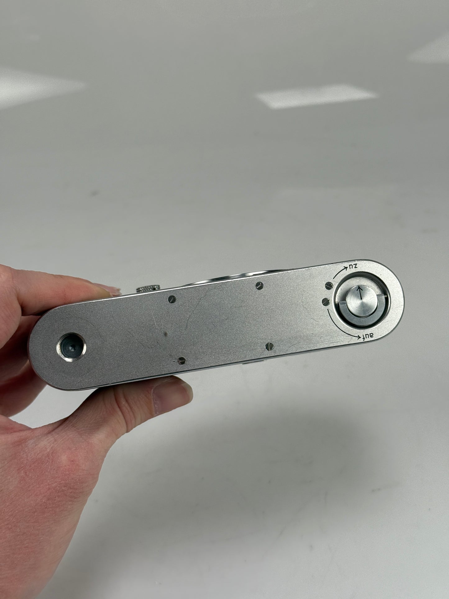 Leica IIIb rangefinder 35mm camera body chrome