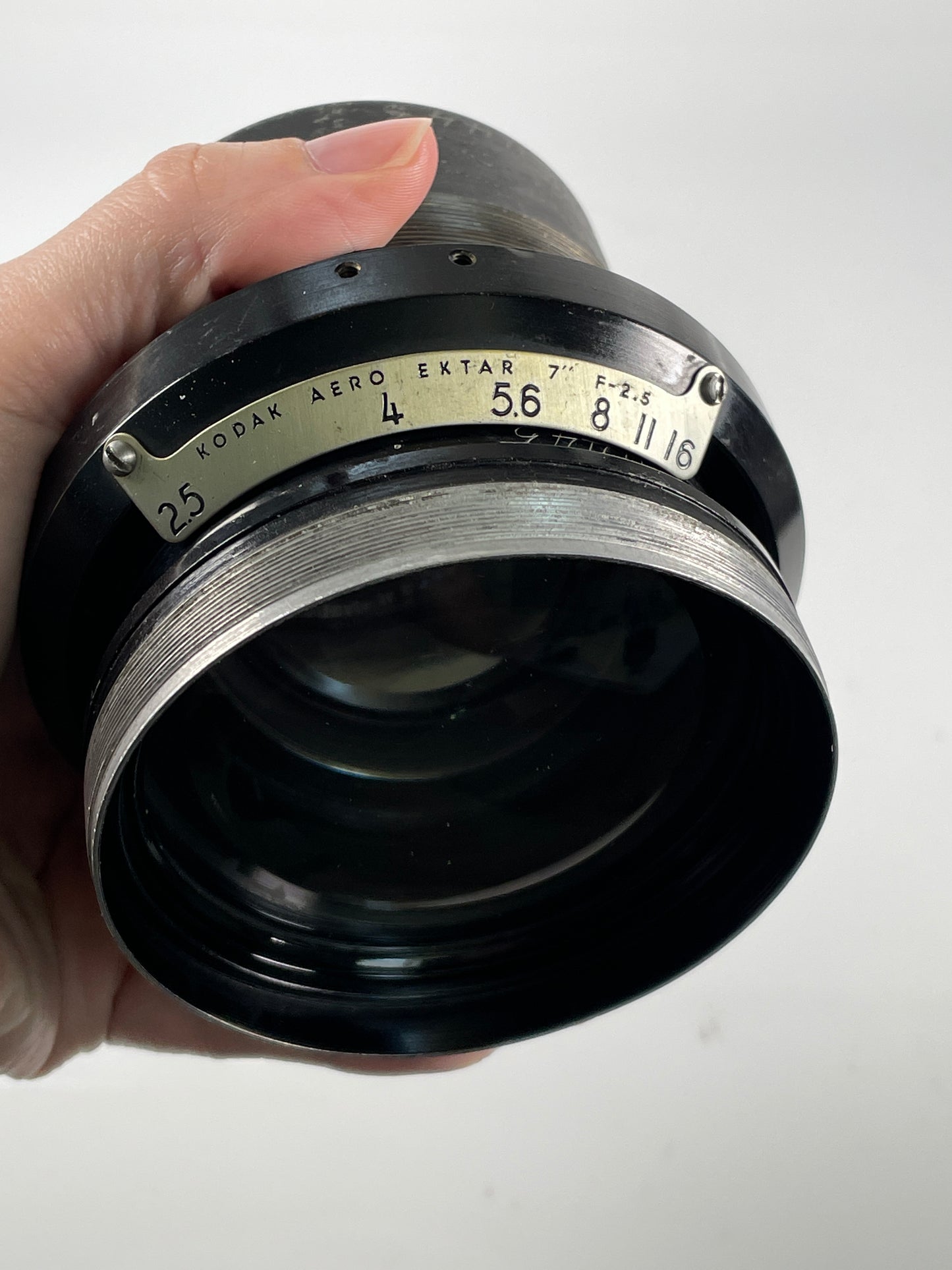 Kodak Aero Ektar 178mm (7") f/2.5 5x5 Lens