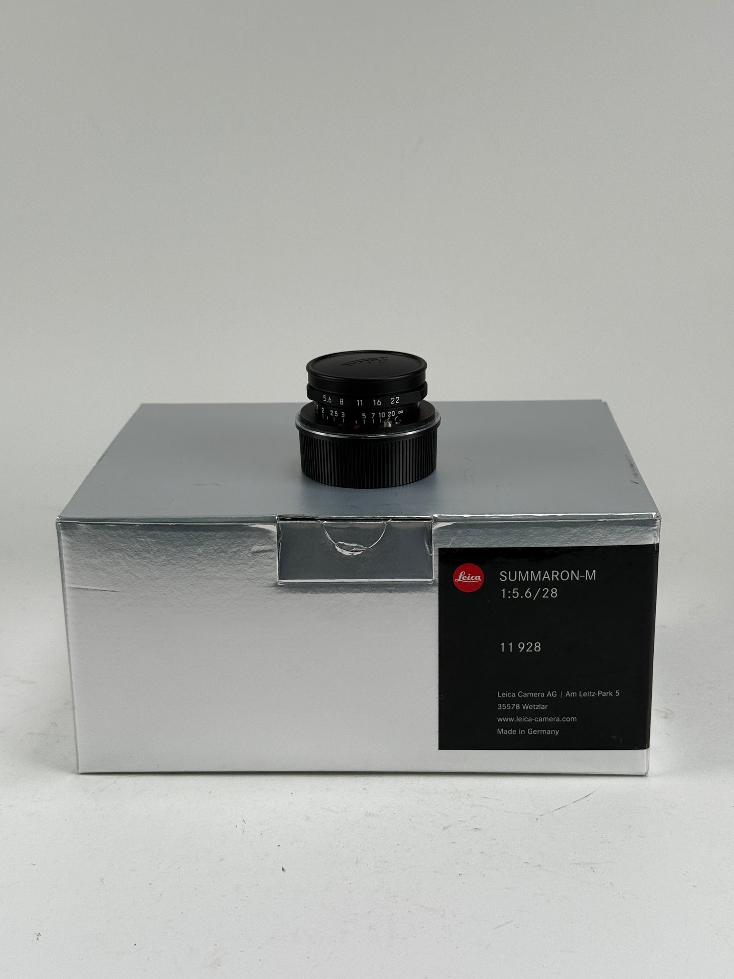 Leica 28mm F5.6 Summaron-M Matte Black chrome #11928 RARE