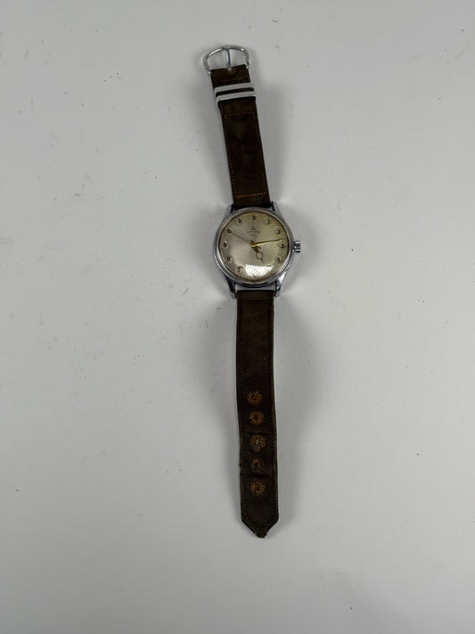 Vintage 35mm Gruen 510 Rss Airflight Men's Military Mechanical Wristwatch Swiss USS Greenling