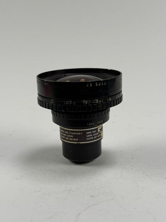 Angenieux Type R7 5.9mm f1.8 C Mount, Wide Angle Cinema Cine Lens #089