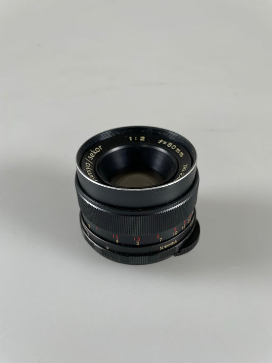 Auto Mamiya Sekor F2 50mm M42 Screw Mount Lens