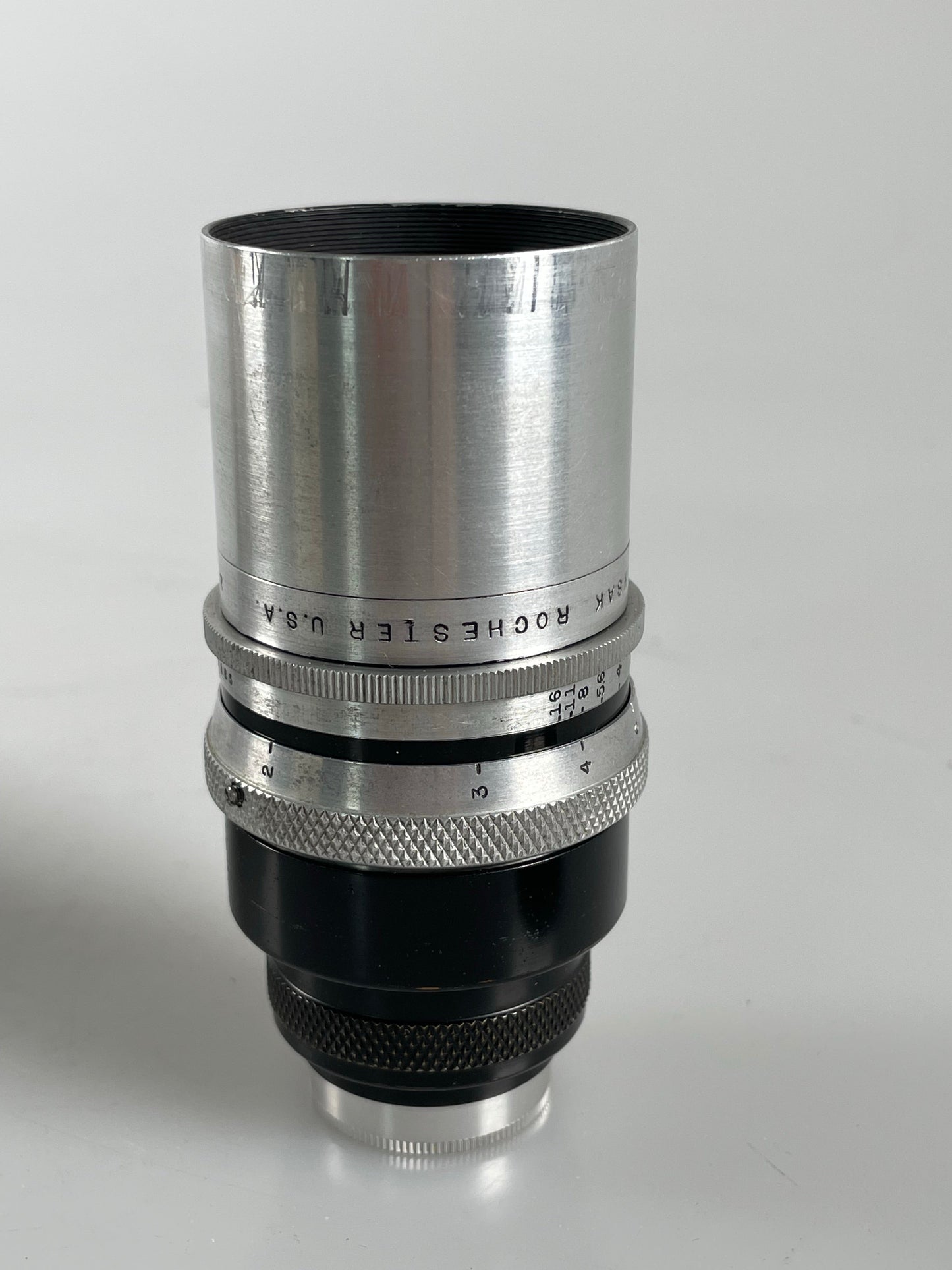 Wollensak Cine Velostigmat 2 Inch 50mm F1.5 C Mount Lens Camera Adap M4/3 BMPCC Bolex RARE