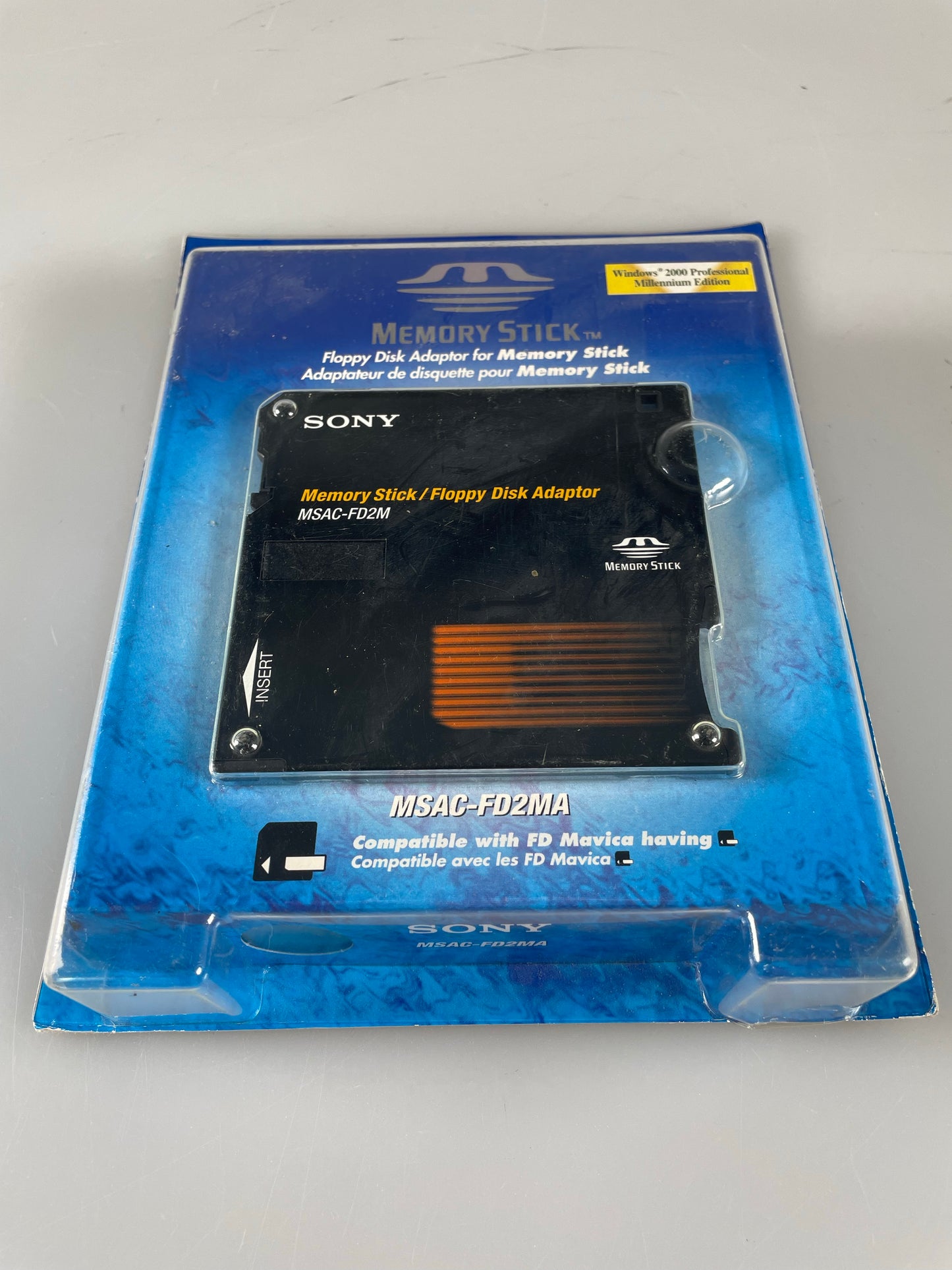 Boxed Sony MSACFD2M Floppy Disc Interface Adapter for Memory Stick (MSAC-FD2MA)