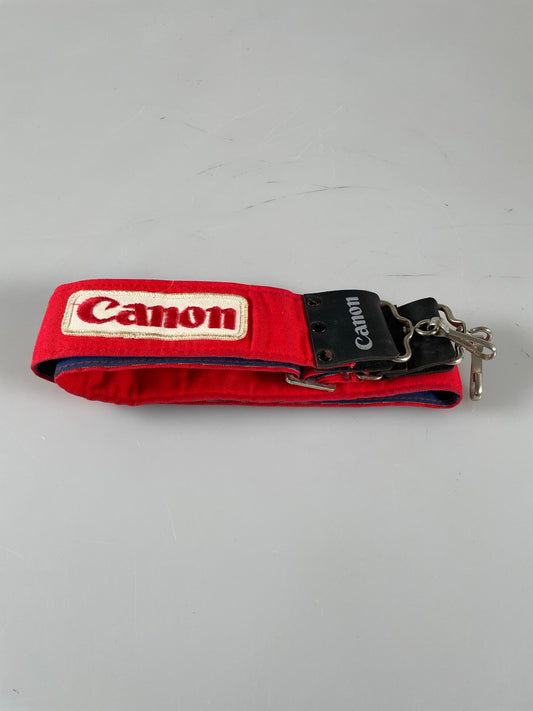Canon Vintage Neck Strap for SLR DSLR Cameras - Red White