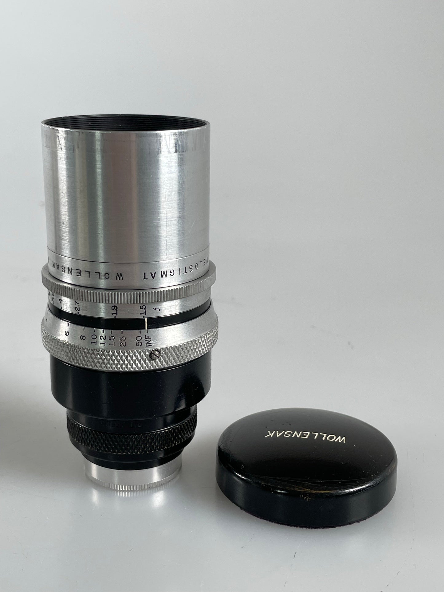 Wollensak Cine Velostigmat 2 Inch 50mm F1.5 C Mount Lens Camera Adap M4/3 BMPCC Bolex RARE