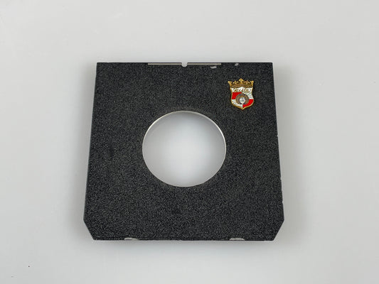 Wista 45 4x5 flat lens board Copal #1 for large format cameras