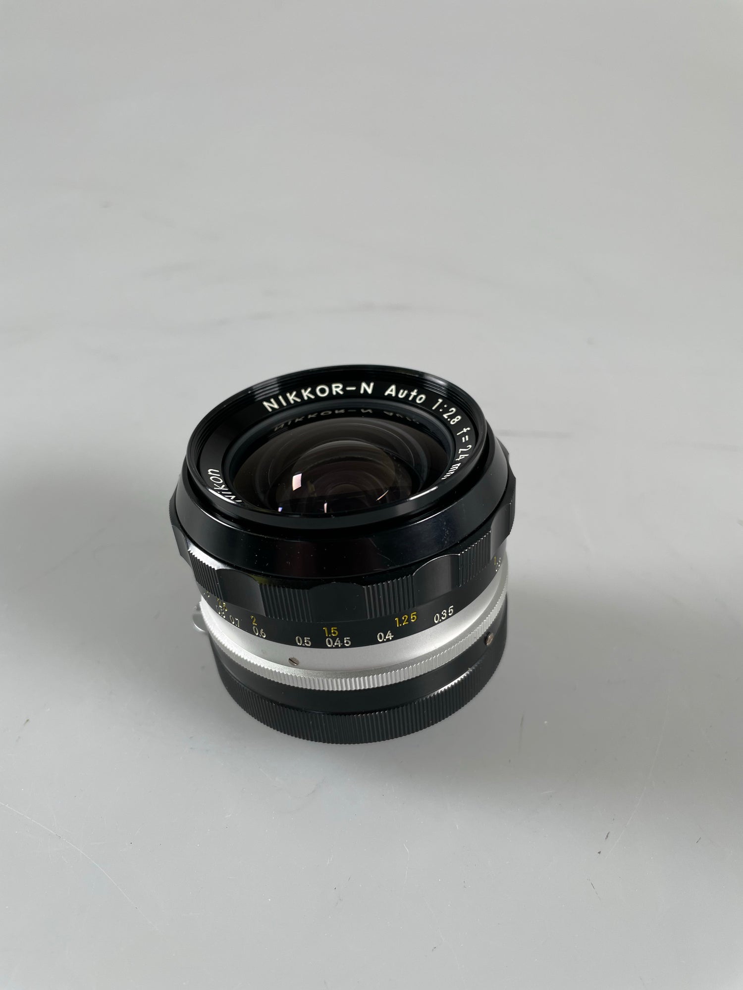 Nikon 24mm f2.8 NIKKOR N auto Nippon Kogaku Japan Non AI lens