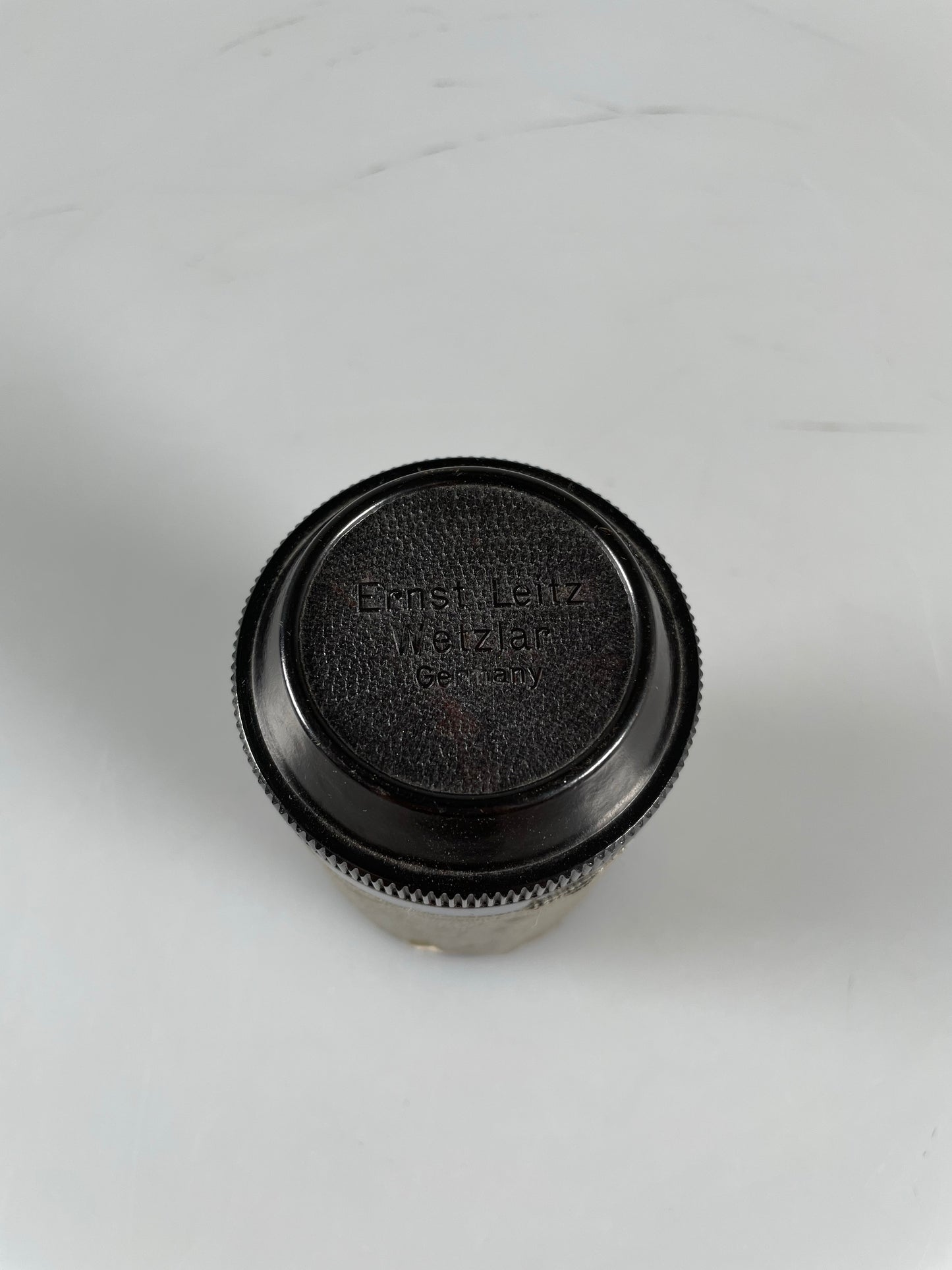 Leica Black Bakelite Case for SM 9cm elmar lens bubble