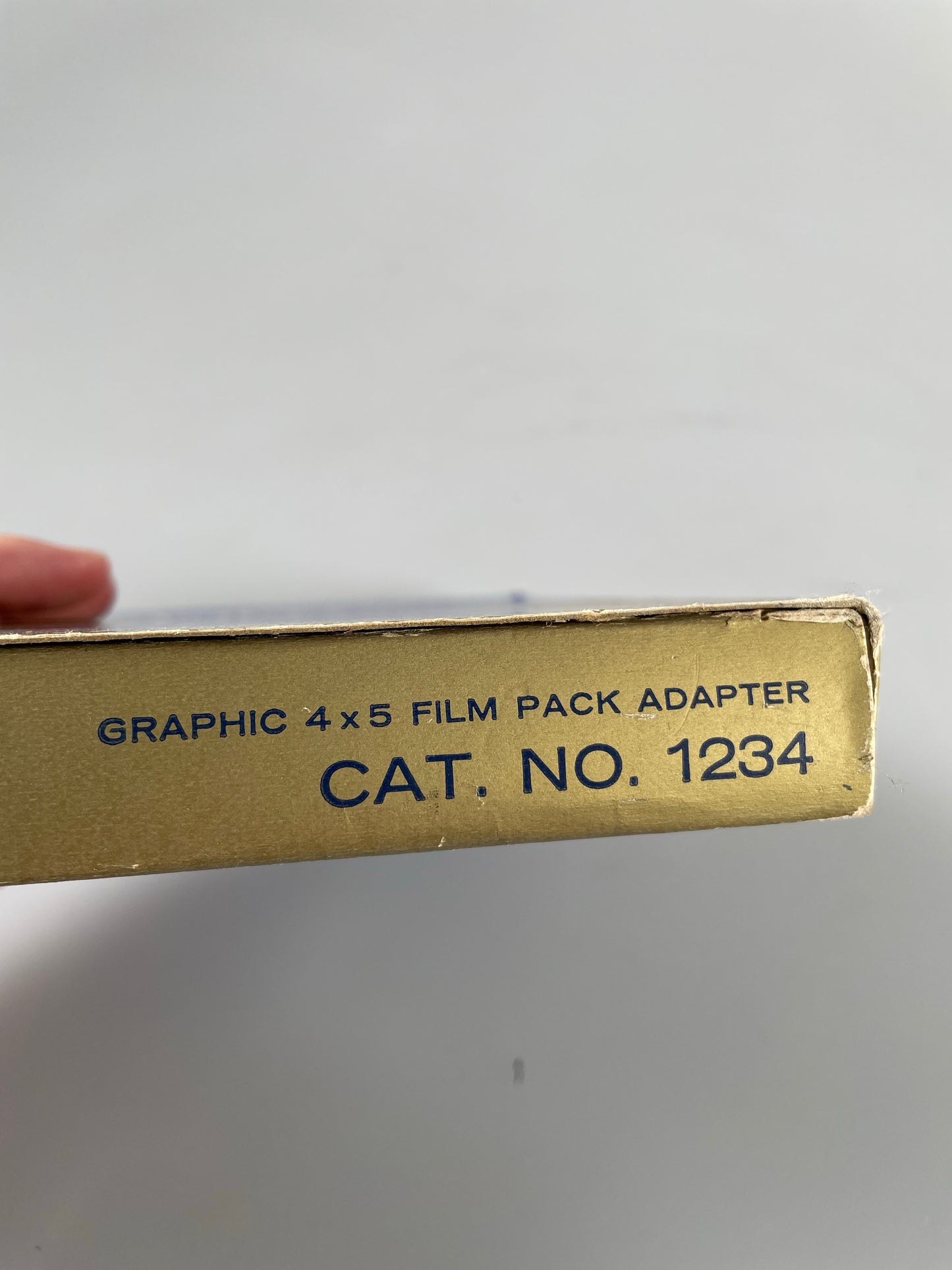 Graflex 4x5 Graphic Film Pack Adapter with Dark Slide Cat. No. 1234