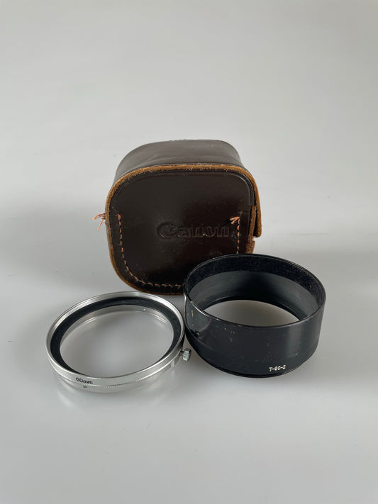 Canon T-60-2 60mm Metal Lens Hood For L 85mm f1.5 R 85mm f1.8