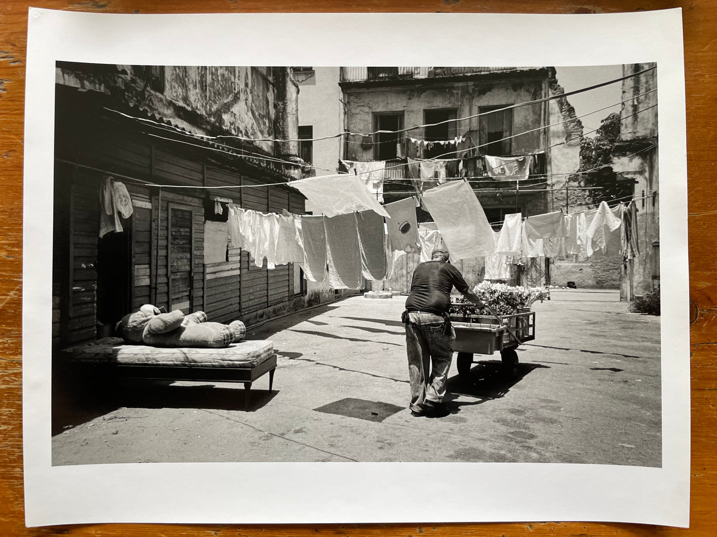 Susan S. Bank (American, 20th c.) Cuba Photograph Print Piercing through the darkness 11x14 Flowercart