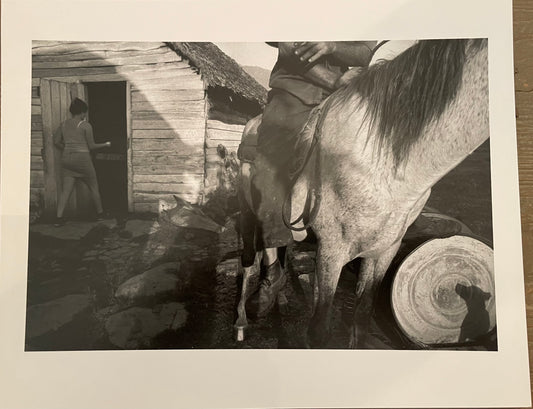 Susan S. Bank (American, 20th c.) Cuba Photograph Print Campo 8x10 “Manual on Horse”