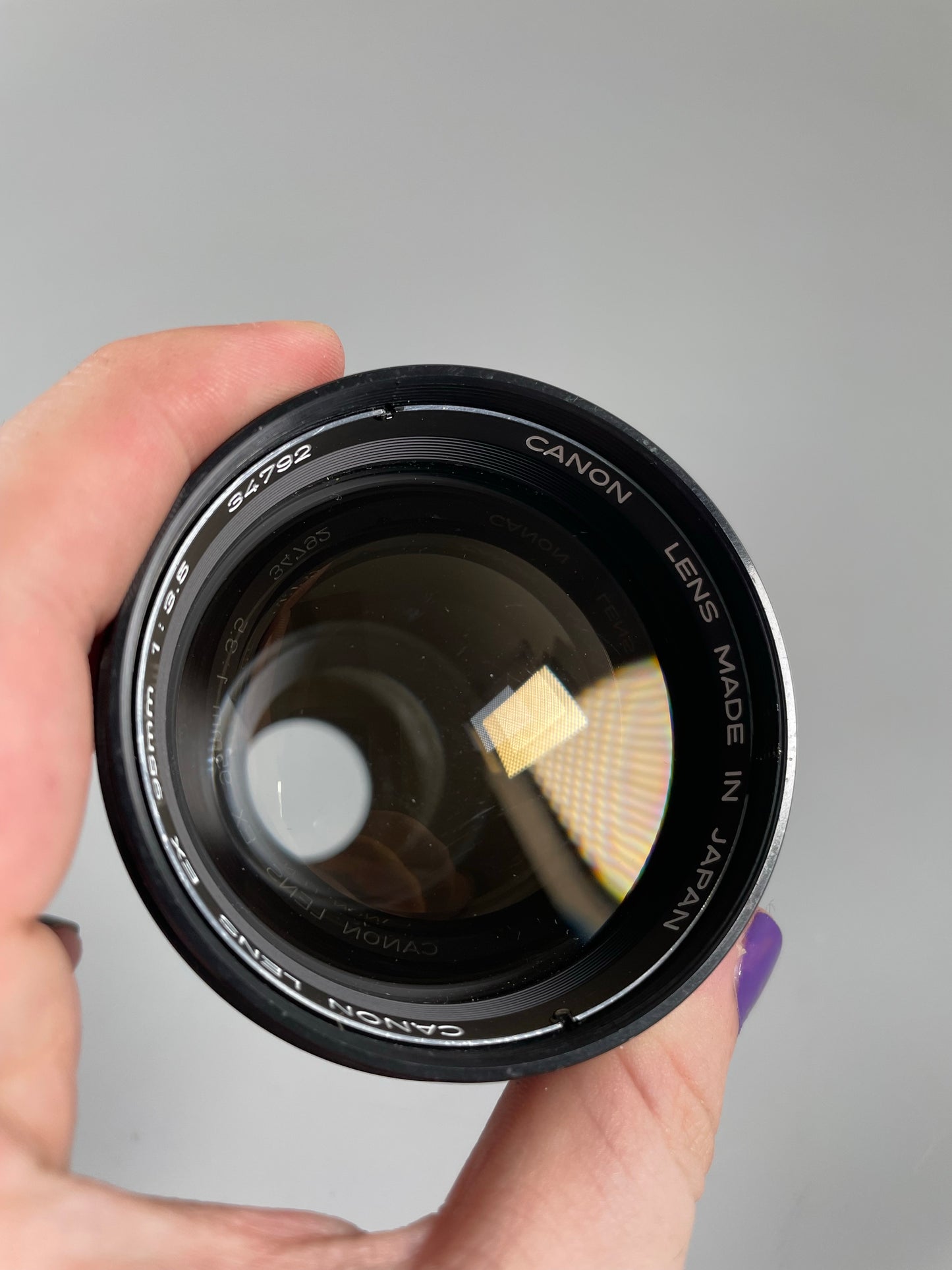 Canon EX 95mm F3.5 Lens For EX Cameras w/ Caps