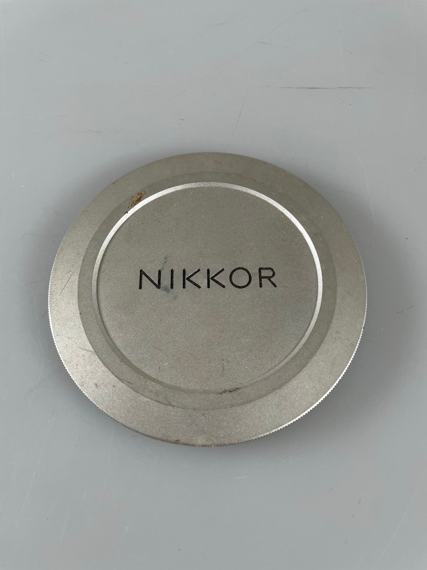 Vintage Nikon Nikkor 95N 95mm Chrome Metal Screw On Lens Cap